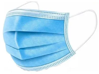 100 PCS 3- Ply Disposable Face Mask Protective Ear Loop Non Medical Mouth Cover by 10m Medical Supplies LLC