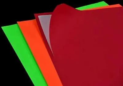 0.2mm-0.5mm Adhesive Red Steel Paper by Li Jia Lin