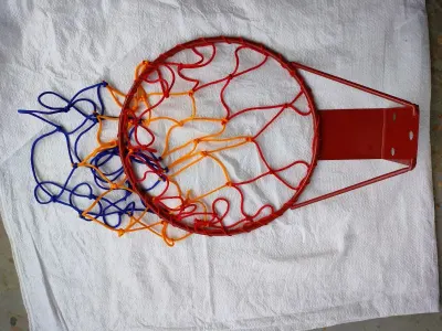 White Basketball Net by Q S I Collection