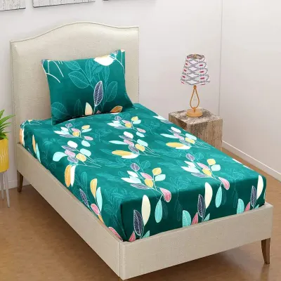 100% Cotton Bedsheet With Handwork by Deshi E-kraft