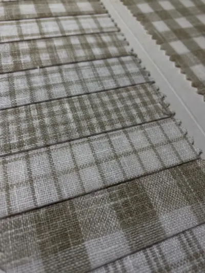 Unstitched Blazer Brown Yarn Dyed Check Fabric by Bigreams International