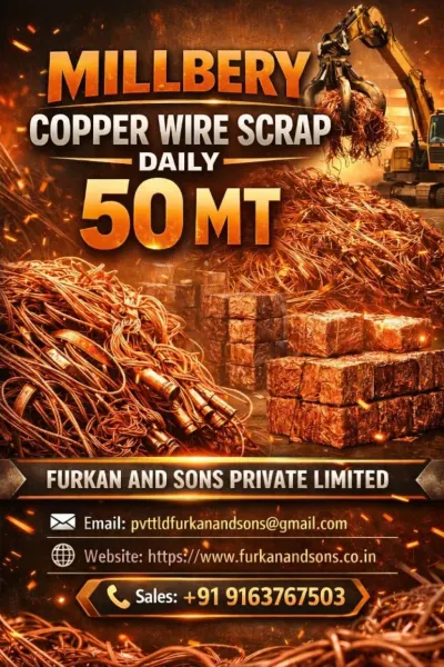 Copper Millberry Scrap by Southern Shores Metal