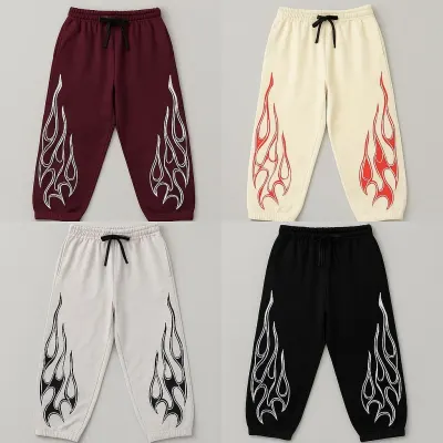 Printed Cotton Pant by Infinity Formation