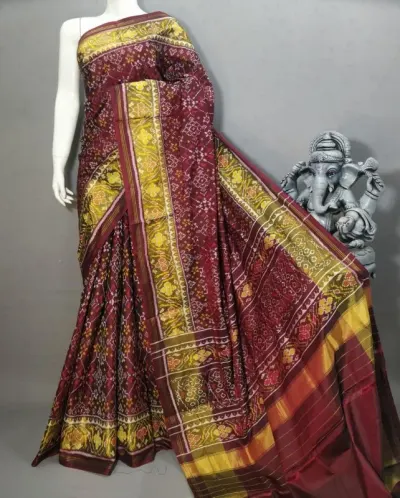 Banarasi Zari Brocade Dupatta by Handloom Silk Fabrics