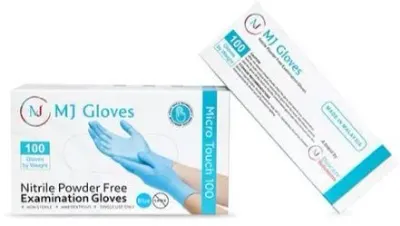 White Latex Examination Gloves by Om Sai Enterprises