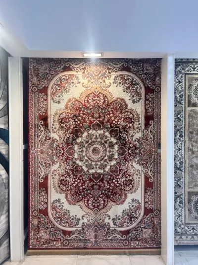 Loop pile carpet by Laiwu Changjiu Carpet Co., Ltd.