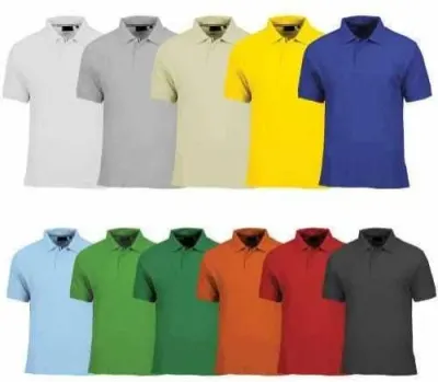 220 Gram Cotton Plain Blank Polo Shirt by Al Khidma Import Export Private Limited