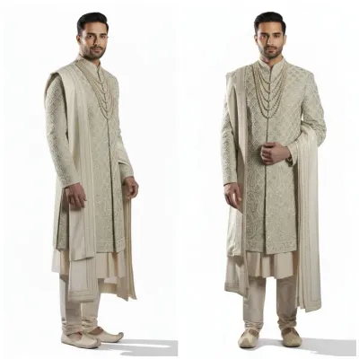 Mens Sherwani by Magnificent India