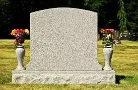 Black Headstone with Rock Pitch / Punched by V. S. Eximast