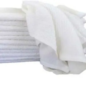 Barmop - Plain Terry White Towel