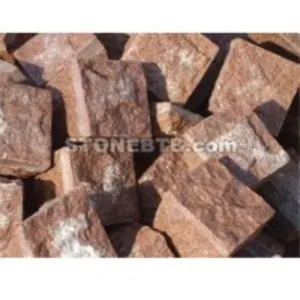 Manga Red Granite Cobble Stones