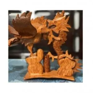 Unique Toothpick Holder Made From Coconut Wood