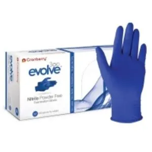 Cranberry Evolve 300 Nitrile Gloves