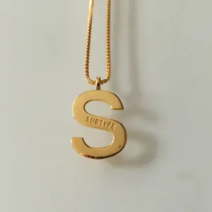 Sterling silver 925 stud necklaces to be customized and labelled