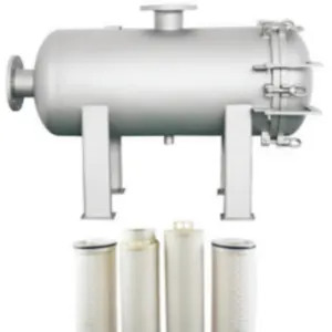 Cartridge filter housing