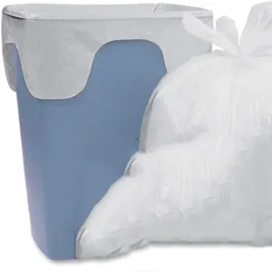 Garbage Bag Trash Bag S Shape plastic Bag on roll made by Vietnam