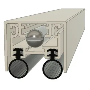 Automatic drop down seal AF 24.5x20 - Image 2