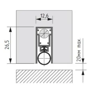 Automatic drop down seal CP 13x27