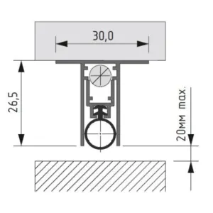 Automatic drop down seal TP 30x27