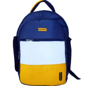 Krishiv Sparkle Medium 25 L Laptop Backpack 25 L Laptop School Collage Student Backpack 18 inch Casual Bag Blue White Yellow color for men women boy girl (Black) 25 L Backpack - Image 2