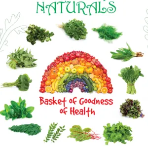 Fresh Leafy greens, traditional vegetables and fruits