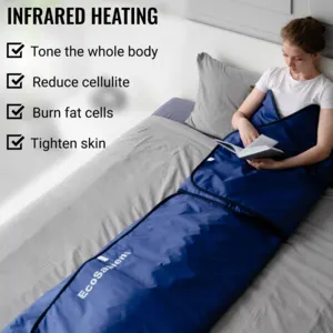 Infralight Infrared Sauna Blanket, Two Zone Remote Control, Portable Home SPA, Infra red Therapy, Body Detox Fitness Hot Sweating Anti Ageing, Beauty Machine - Image 2