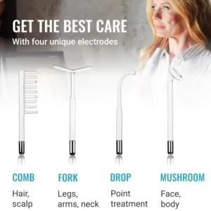 High Frequency Massager, High Frequency Wand Anti Age Hair Loss Wrinkles Acne - Image 3