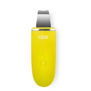 GESS Exotic Ultrasonic Face Scrubber Spatula, Peeling Phonophoresis ION Cleansing Iontophoresis Chromotherapy Desincrustation, USB