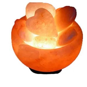 Bowl(Hearts) Salt Lamp