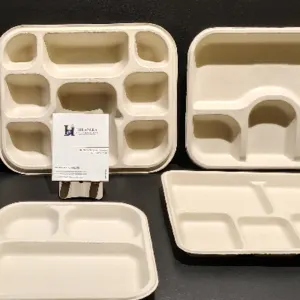 Bio Degradable Plates Bowls Trays Straws Cutlery Food Container - Image 3