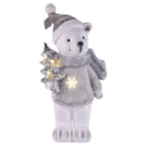Polar Bear Christmas Décor with LED