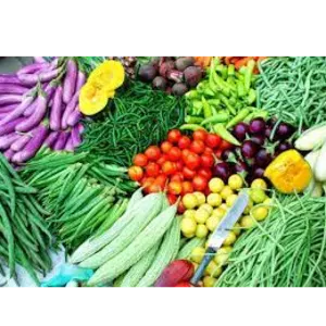 All vegetables and fruits