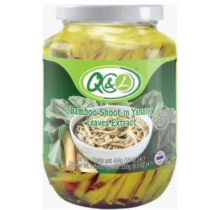 bamboo shoot in yanang leaves extract