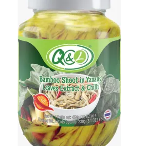 bamboo shoot in yanang leaves extract & chilli