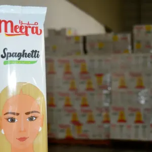 Meera Spaghetti 400g long life dry pasta low price from Factory certified company ISO 9001 Halal - Image 2