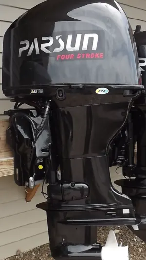 New Parsun 60 HP EFI 4 Strok Outboard Motorwith Controls and Tank Complete