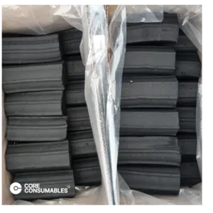 Hexagonal Coconut Shell Charcoal Briquettes