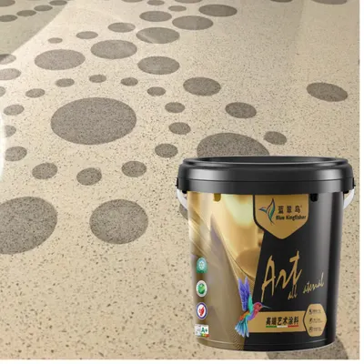 Blue Kingfisher epoxy floor paint comes in barrels and is liquid for easy application. Multiple colors are available to refresh the floor. - Image 3