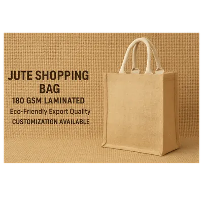 JUTE SHOPPING BAG (180 GSM Laminated Fabric)