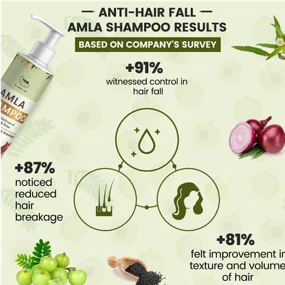 TNW – The Natural Wash Amla Shampoo | Anti-Hair Fall Shampoo for Controlling Breakage & Thinning | Anti-Hair Fall Shampoo with Natural Ingredients - Image 3