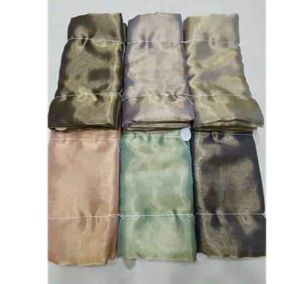Pure Tissue silk gold zari Fabric Dyeable.. - Image 2