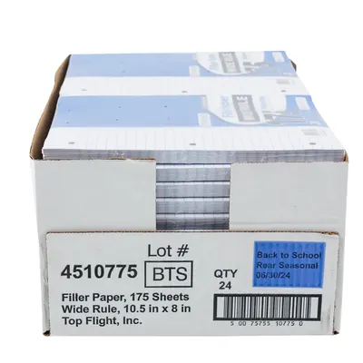 Top Flight College Rule 175 Sheets Filler Paper - Image 4