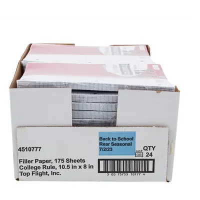 Top Flight College Rule 175 Sheets Filler Paper - Image 5