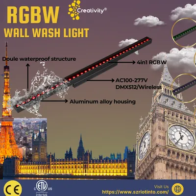 New Design ETL UL Listed RGBW LED Wall Washer Light IP67 Architectural Lighting - Image 2