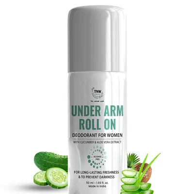 TNW – The Natural Wash Underarm Roll-On Deodorant For Women| With Cucumber & Aloe Vera Extract and Hyaluronic Acid | For Long-Lasting Freshness - Image 2