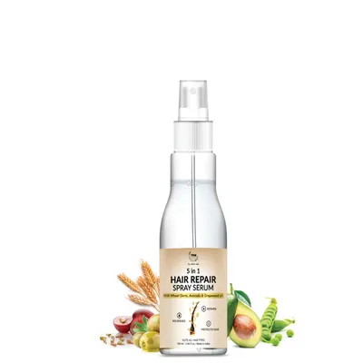 TNW – The Natural Wash 5-in-1 Hair Repair Spray Serum for Frizz-Free & Manageable Hair | Serum for Repairing Hair Damage | Spray Serum for Shiny Hair by MPG BRANDS PRIVATE LIMITED