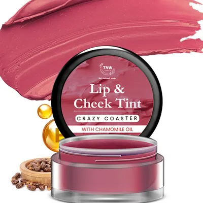 TNW – The Natural Wash Crazy Coaster Lip & Cheek Tint | With Grapeseed Oil & Castor Oil | For lips, cheeks, & eyelids | For a natural makeup look - Image 2