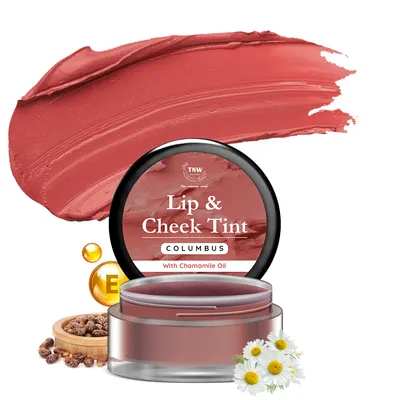 TNW – The Natural Wash Columbus Lip & Cheek Tint | With Chamomile Oil & Castor Oil | For lips, cheeks, & eyelids | For a natural makeup look - Image 2