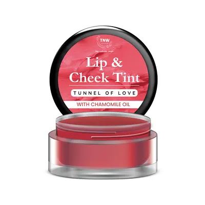 TNW- The Natural Wash Tunnel of Love | With Rosehip Oil & Castor oil | For lips, cheeks, & eyelids | For a natural makeup look