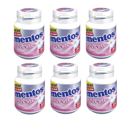 Mentos White Gum Bottle Bubblefresh. - Image 2